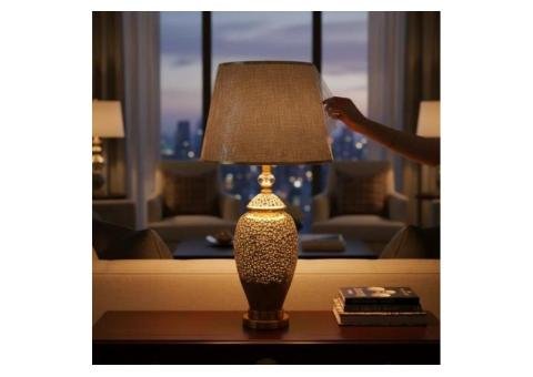 Elegance Vintage-Inspired Ceramic Accent Table Lamp