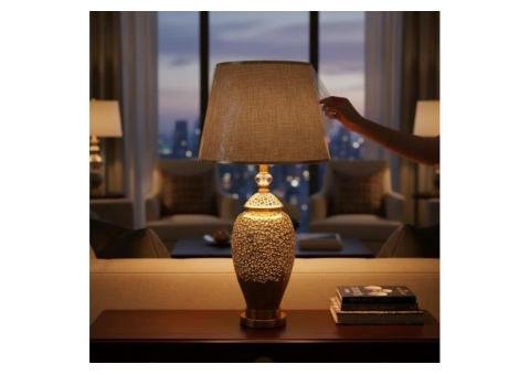 Elegance Vintage-Inspired Ceramic Accent Table Lamp - 2/2