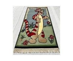 3 ft x 7 ft Persian Rug - Shiraz Joy Collection - Multicolor Kids Cartoon Design