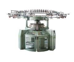 double jersey rib interlock mattress fabric circular knitting machine