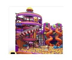 Orange Themed Indoor Playground Equipment For Kids