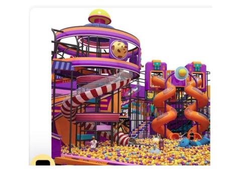 Orange Themed Indoor Playground Equipment For Kids - 2/2