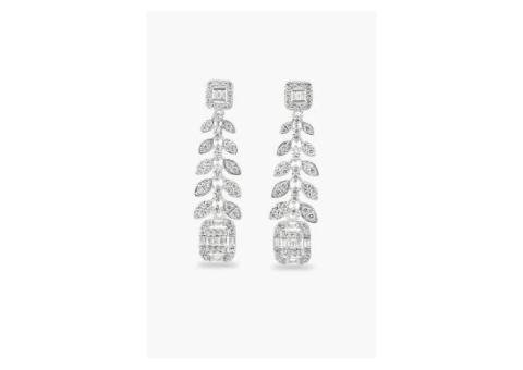 Zircon Chandelier Earrings