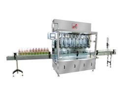 Fully automatic linear piston filling machine