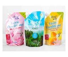 Stand Up Pouch with Corner Spout