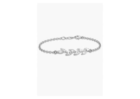 Silver Fern Link Bracelet