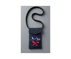 Stylish Denim Crossbody Phone Bag