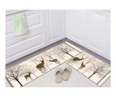 Stunning Forest Design Anti Slip Runner Mat Sets