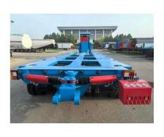 Hydraulic module low flatbed semi-trailer