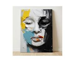 The Fractured Light — Abstract Face Art