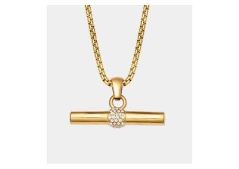 5 Stunning Features of 18K Gold T Bar Necklace