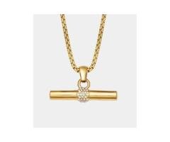 5 Stunning Features of 18K Gold T Bar Necklace